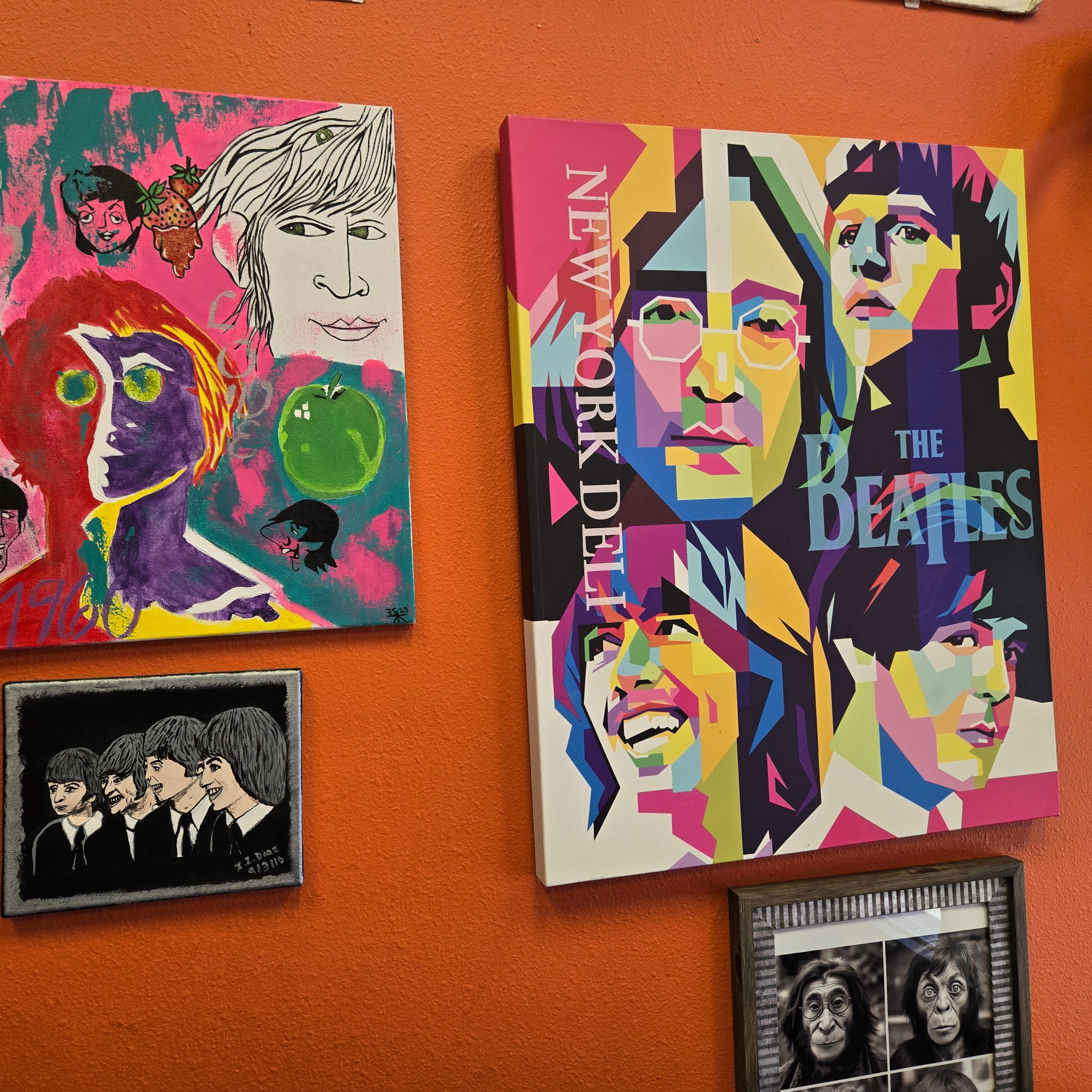 Beatles memorabilia collection at New York Deli