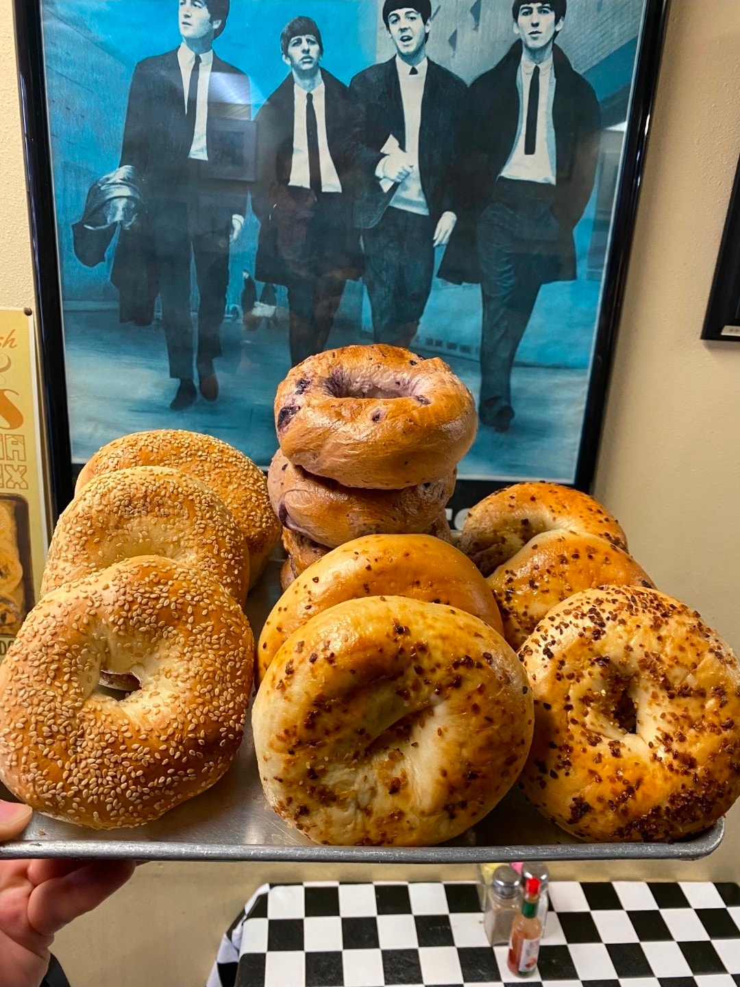 Fresh New York style bagels