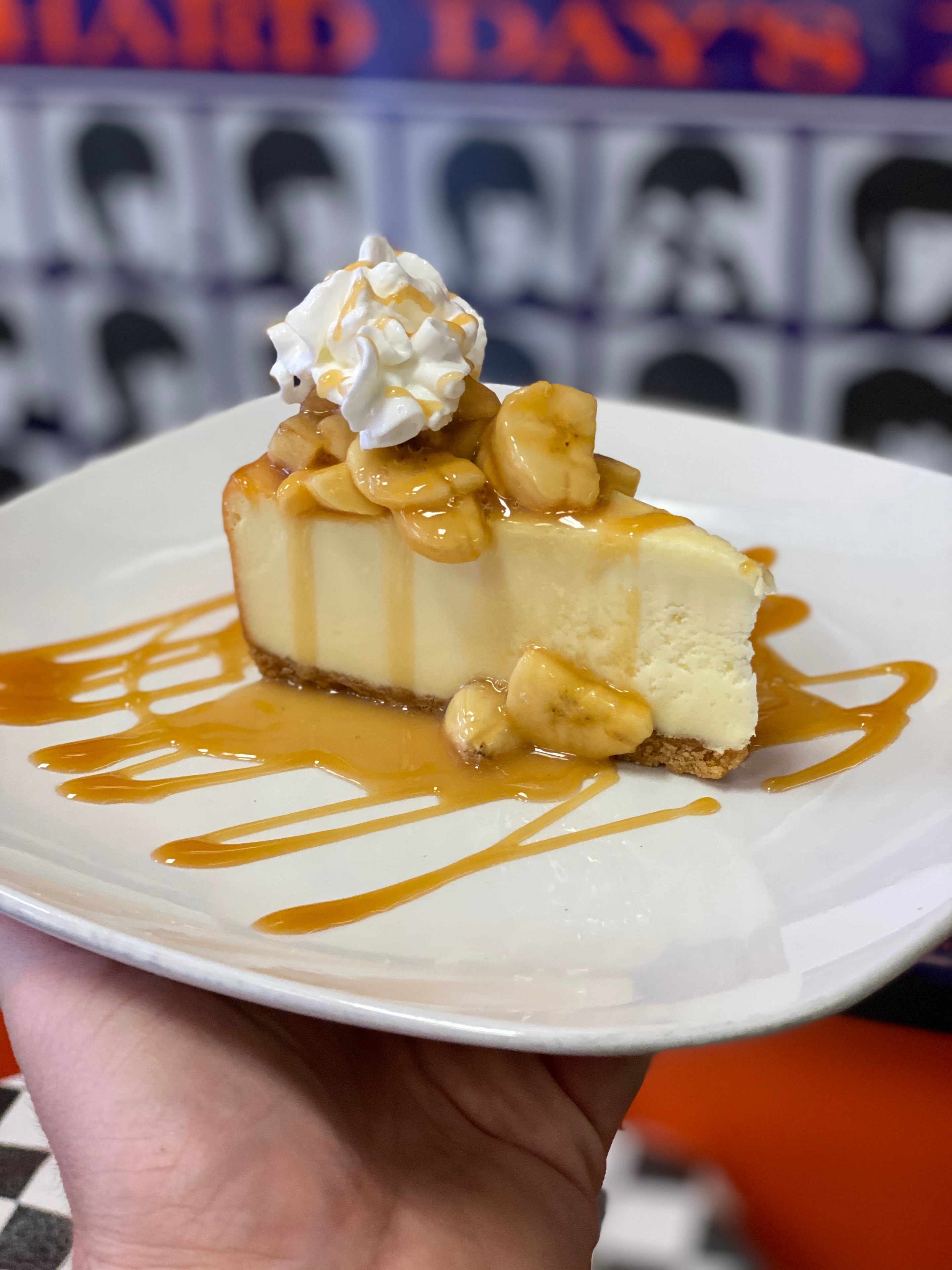 New York Deli cheesecake with toppings